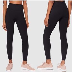 SPANX Ponte Ankle Leggings Form Cropped Fitting Tights Black Size medium